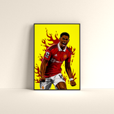 Marcus Rashford – Fiery Spirit Poster